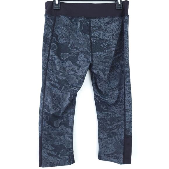 The North Face Activewear Legging Crop Size Large, Gray, Black Pants Athletic - Picture 2 of 5